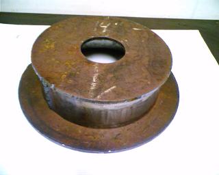 Tranny plate, spacer, and motor plate stacked